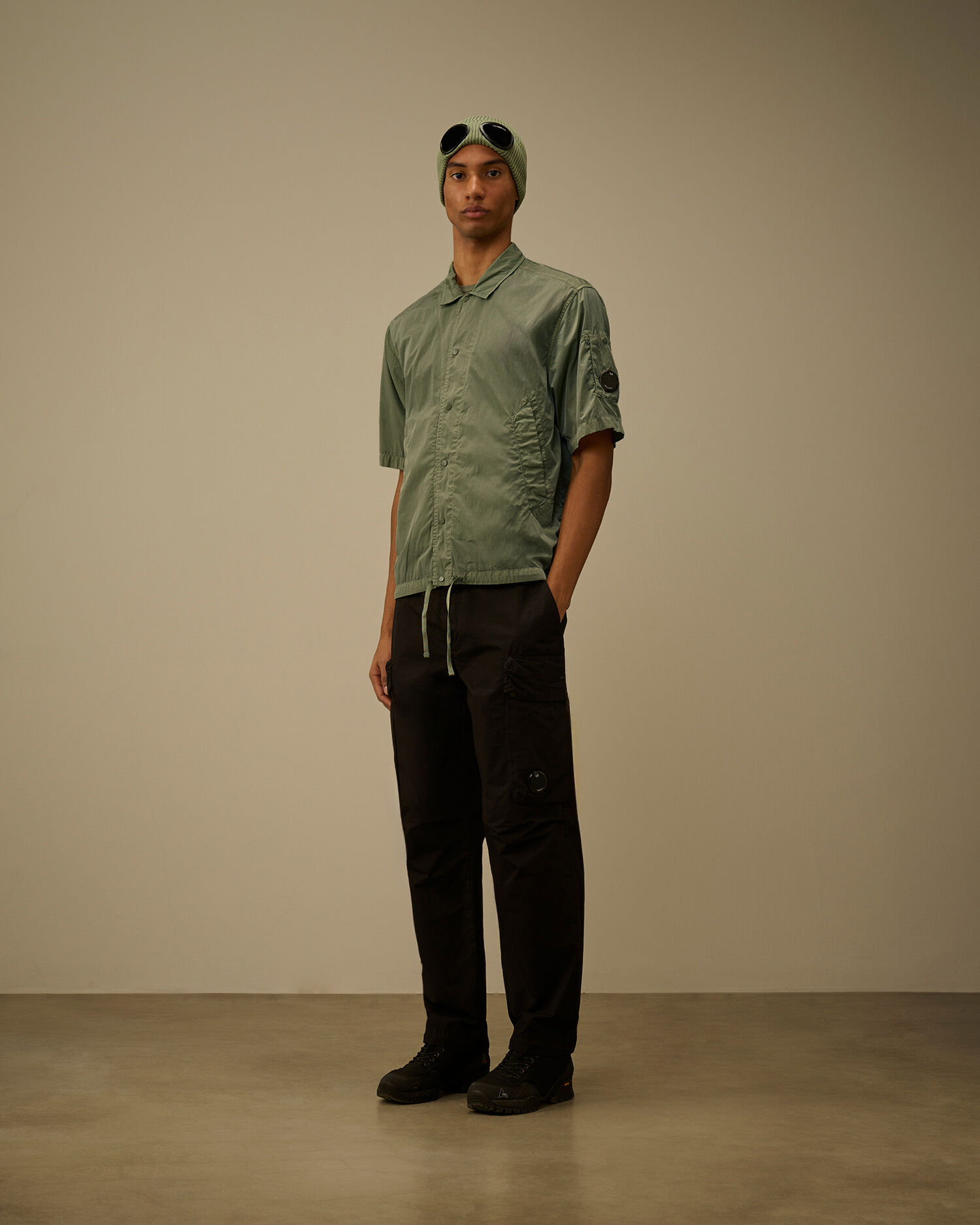 【代購】CP COMPANY Chrome-R 鏡片短袖襯衫外套 Overshirt 機能短袖