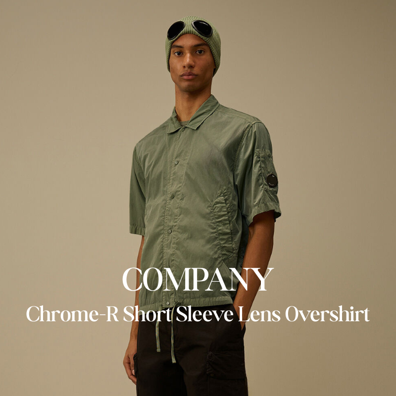 【代購】CP COMPANY Chrome-R 鏡片短袖襯衫外套 Overshirt 機能短袖