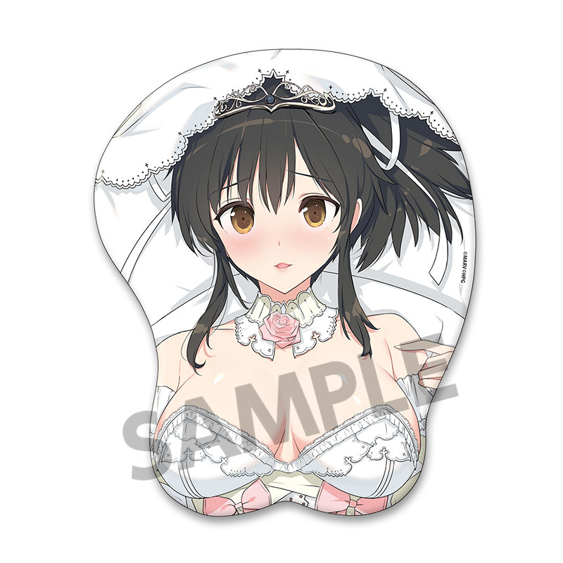 「ACG.GO」「預購」閃爍神樂 Oppai Mouse Pad Wedding Ver.