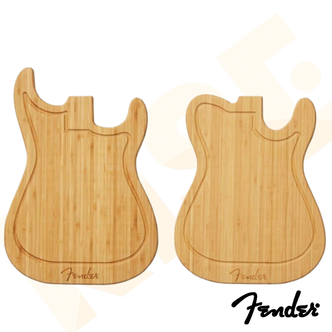 Fender Stratocasterr ＆ Tele Cutting Board 砧板/切菜板