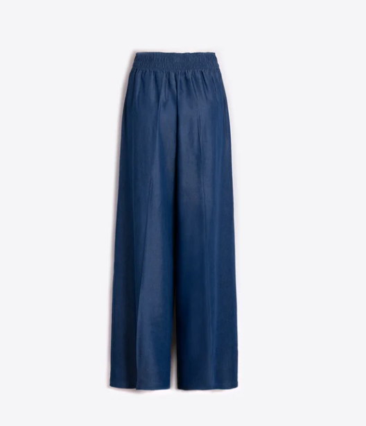 1VG0413-015 [VILAGALLO] Pleated Jeans Blue #PNMXA6S393 (C-K11-E)