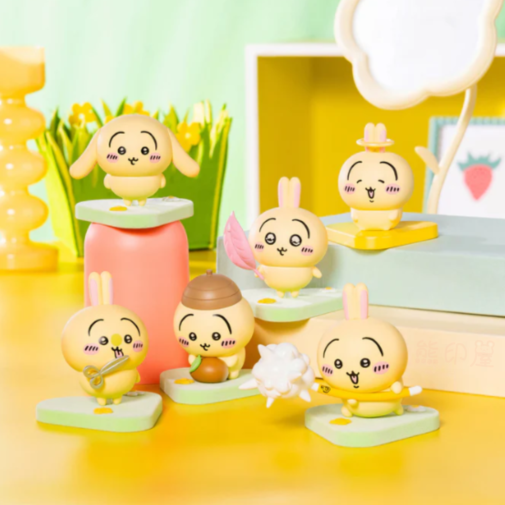 Chiikawa 兔兔公仔擺件盲盒 ( 隨機發貨一款) [平行進口]