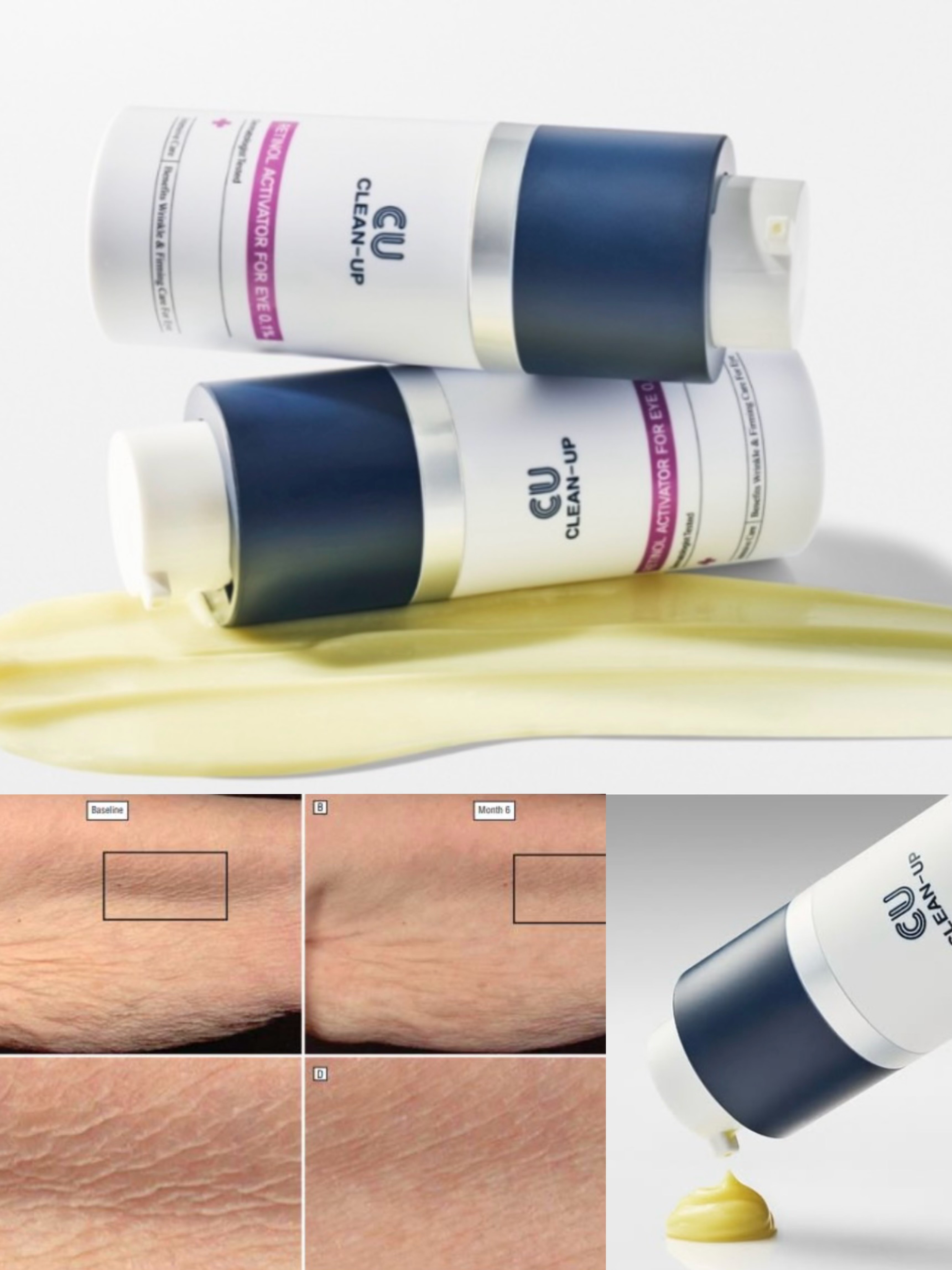 CLEAN-UP Retinol Activator For Eye 0.1%眼霜15ml