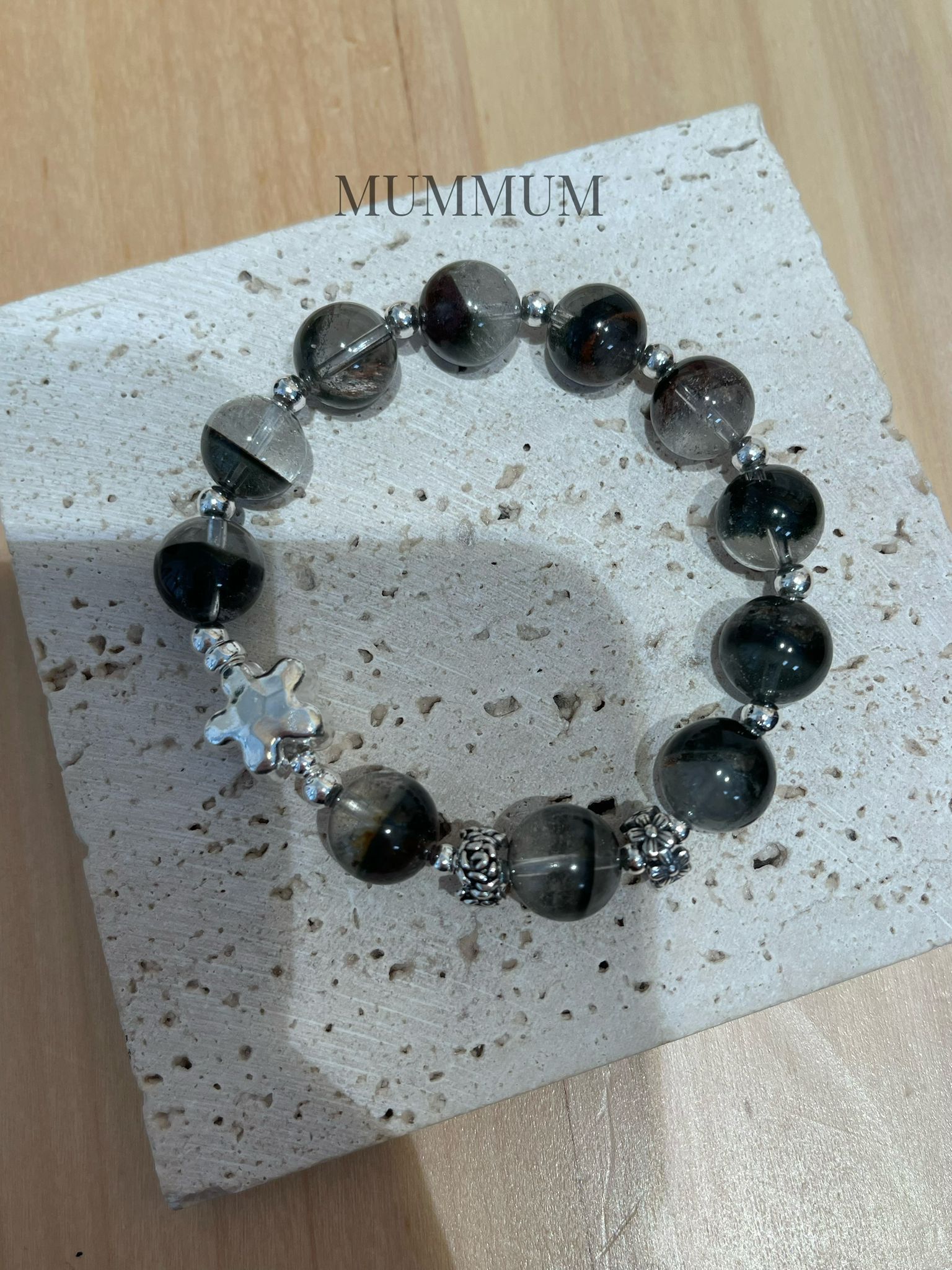 SL13311/綠幽靈水晶手鏈