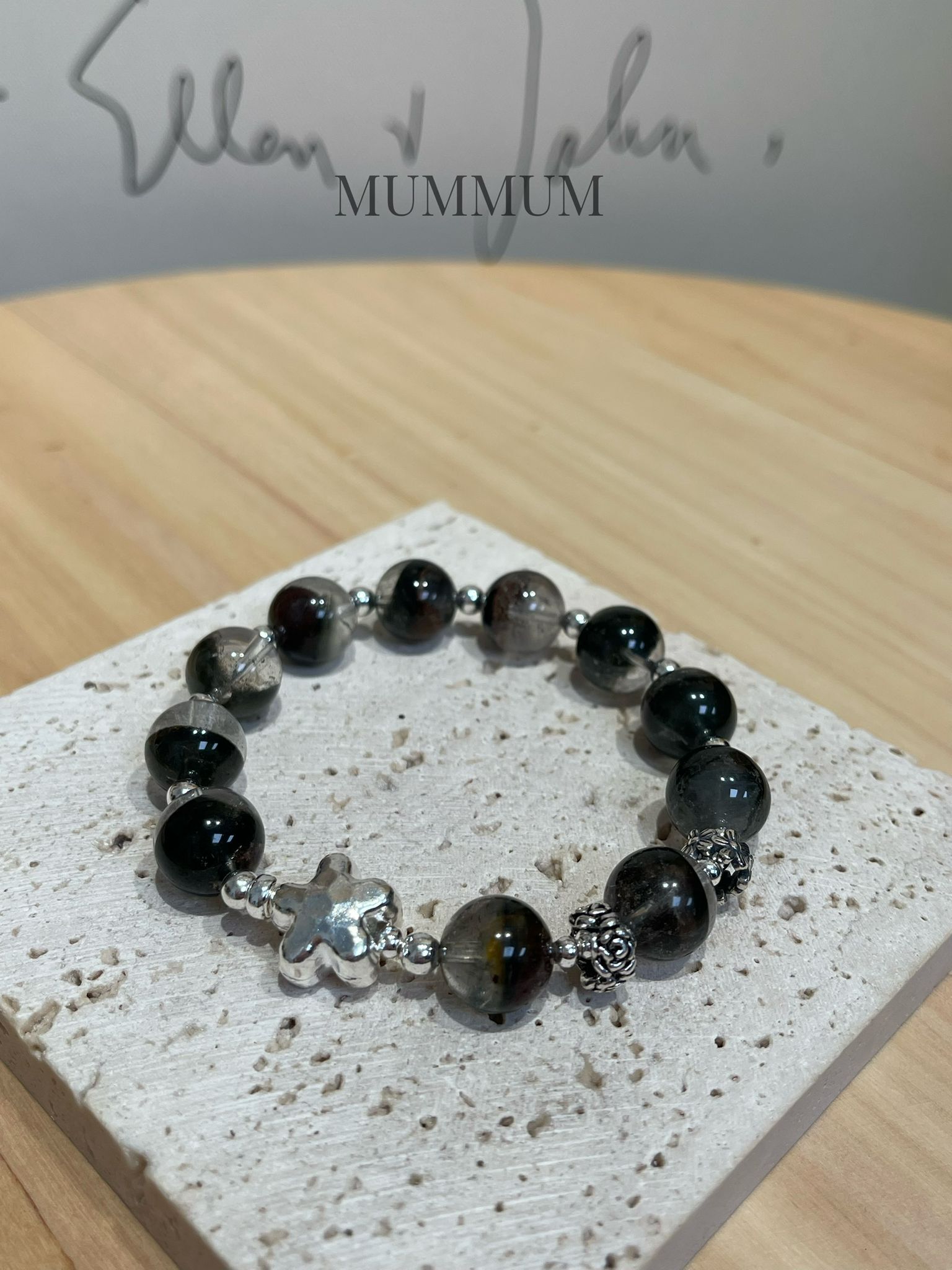 SL13311/綠幽靈水晶手鏈