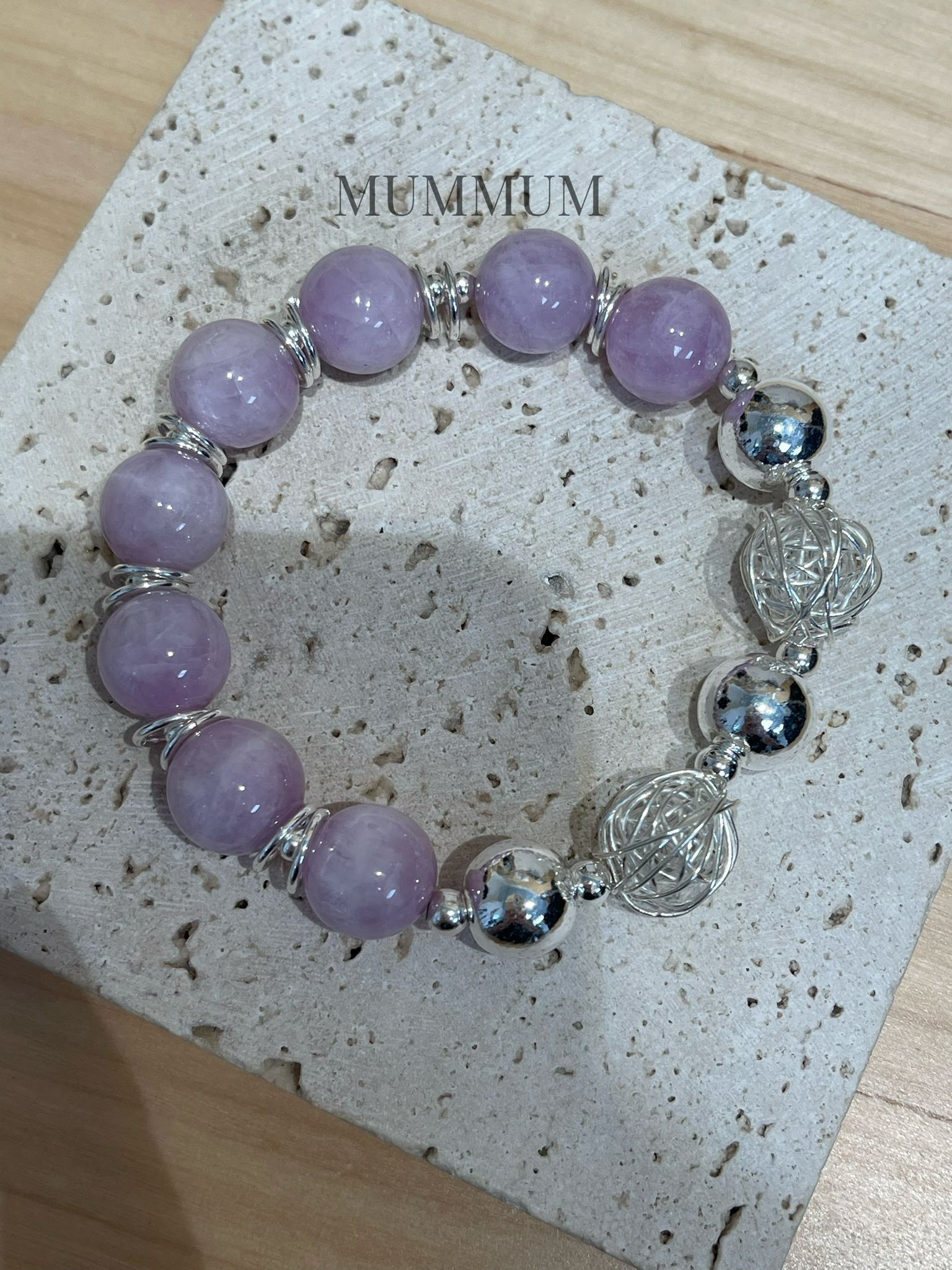 SL13316/琉球裝飾紫芋串珠手鍊