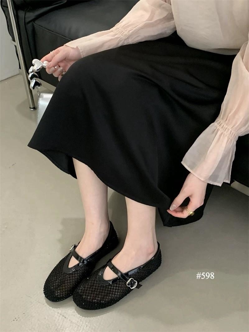 網紗透感法式娃娃鞋 RW598