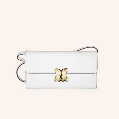 1FL0104-552 [FLEURON] Hortensia Clutch Blanc Cassé #MAF19VG1001OWH (EU)