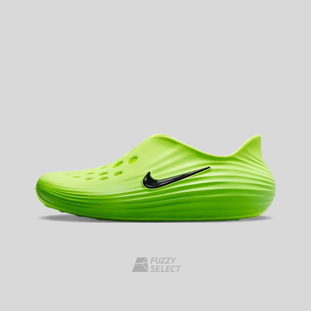 【逢甲 FUZZY】Nike ReactX Rejuven8 "Yellow" 防水拖 螢光綠 HV5060-300