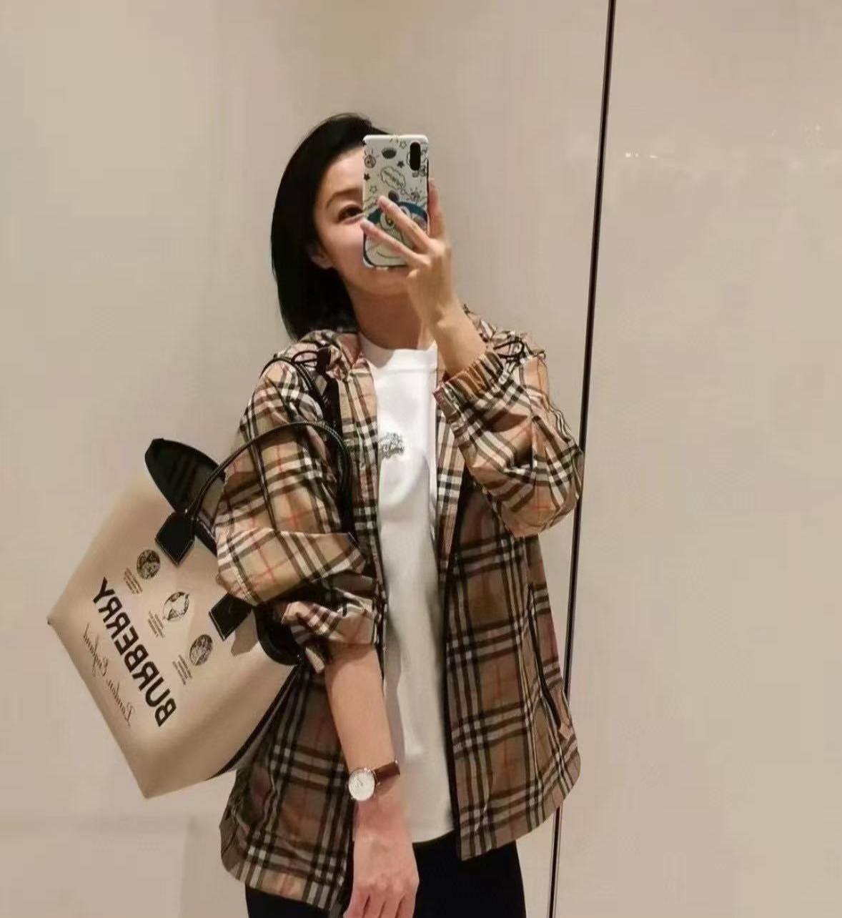 BBR 經典格仔款 風褸 女款