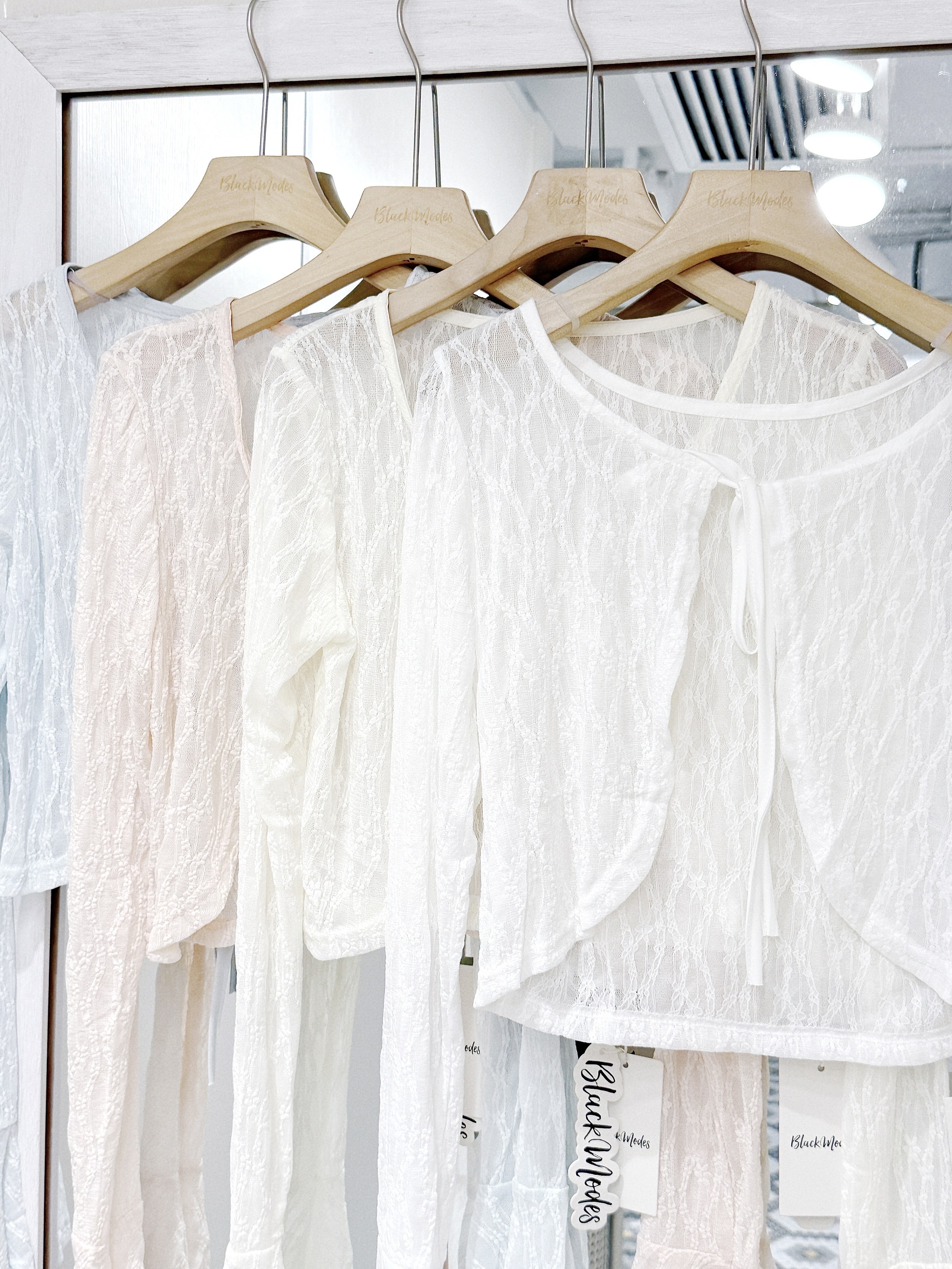 JK0427｜4色入 𑣲⋆｡˚約會透明感花花外套 ᯓ∘ꕤ