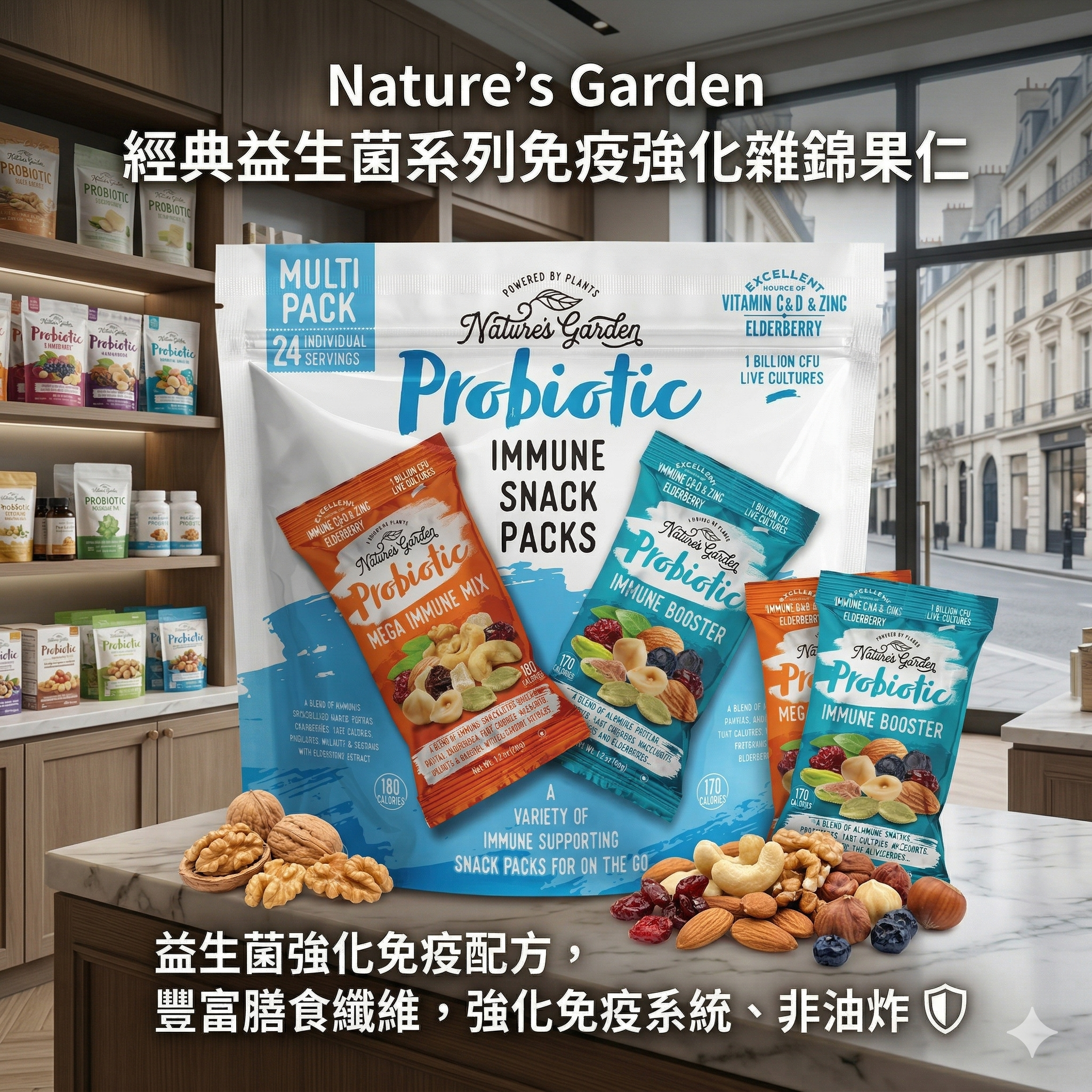 【預購】Nature's Garden H041197 經典益生菌系列免疫強化雜錦果仁