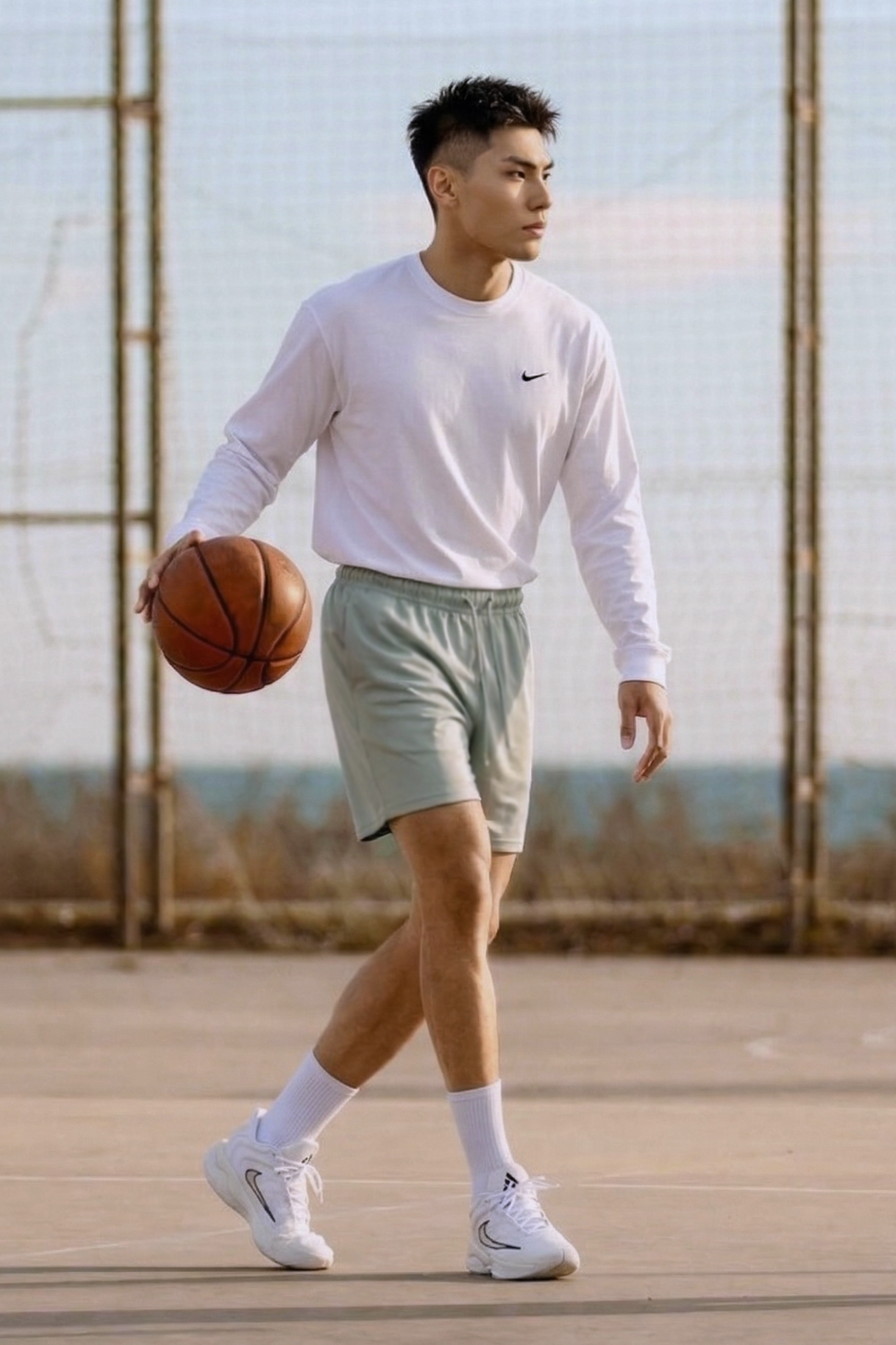 Silky Lightweight Cotton-Feel Breathable Shorts