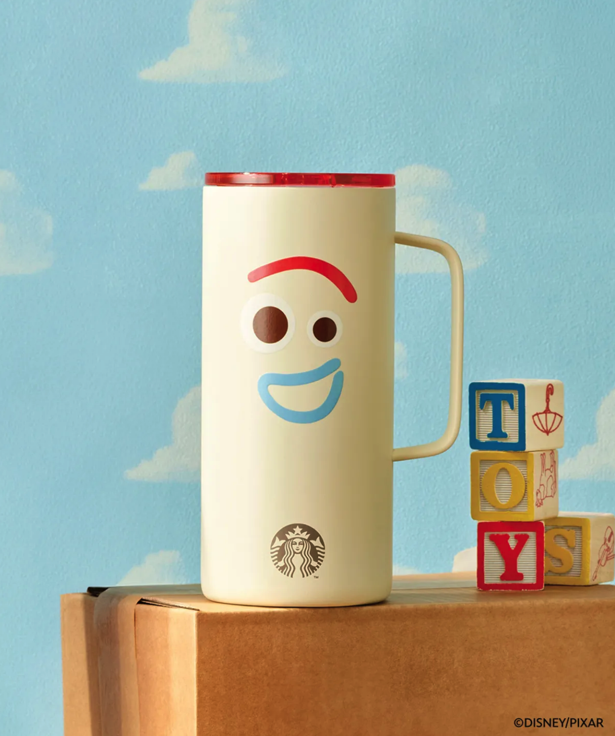 【限時開團接單🔥 4/14晚上12點準時收單！！】STARBUCKS 星巴克 X 玩具總動員 聯名限量 叉奇 提把保溫杯 503ml