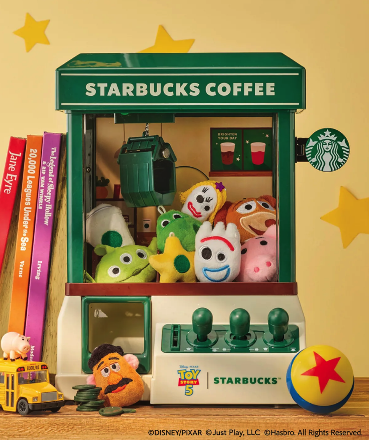 【限時開團接單🔥 4/14晚上12點準時收單！！】STARBUCKS 星巴克 X 玩具總動員 聯名 限量 夾娃娃機 內附娃娃