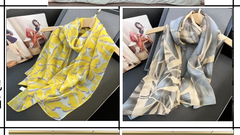 CF9535 「钱皇」100%桑蚕丝沙滩巾