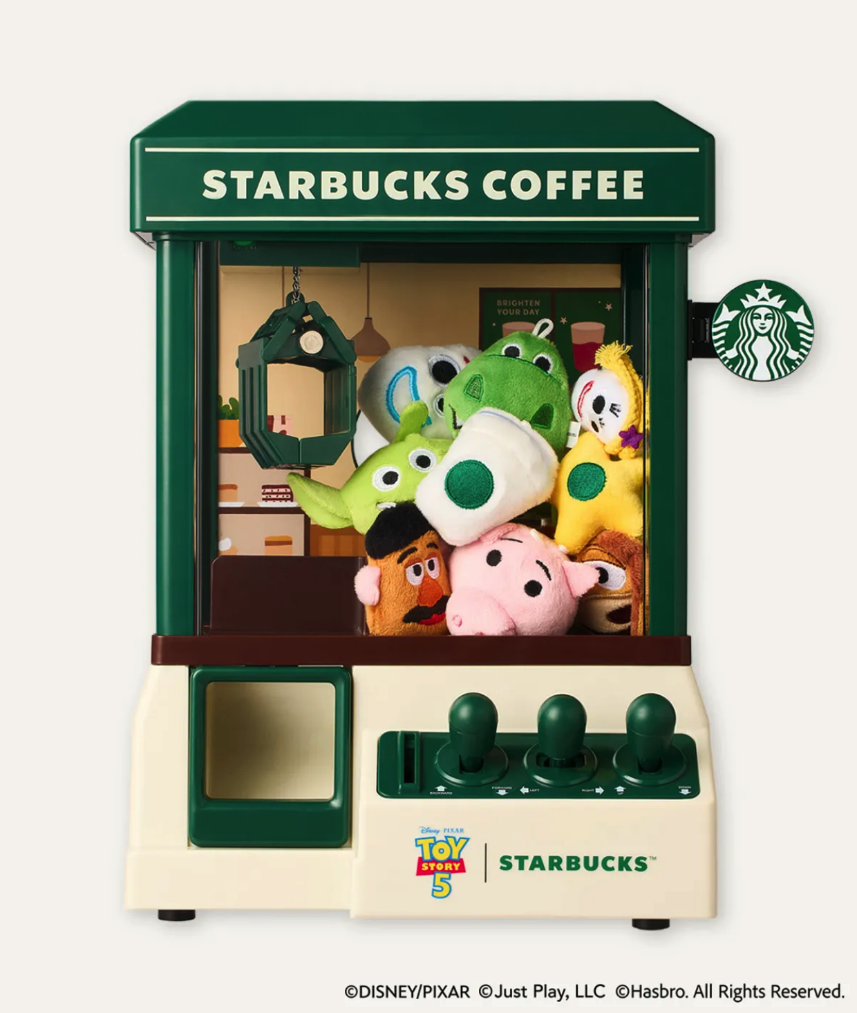 【限時開團接單🔥 4/14晚上12點準時收單！！】STARBUCKS 星巴克 X 玩具總動員 聯名 限量 夾娃娃機 內附娃娃