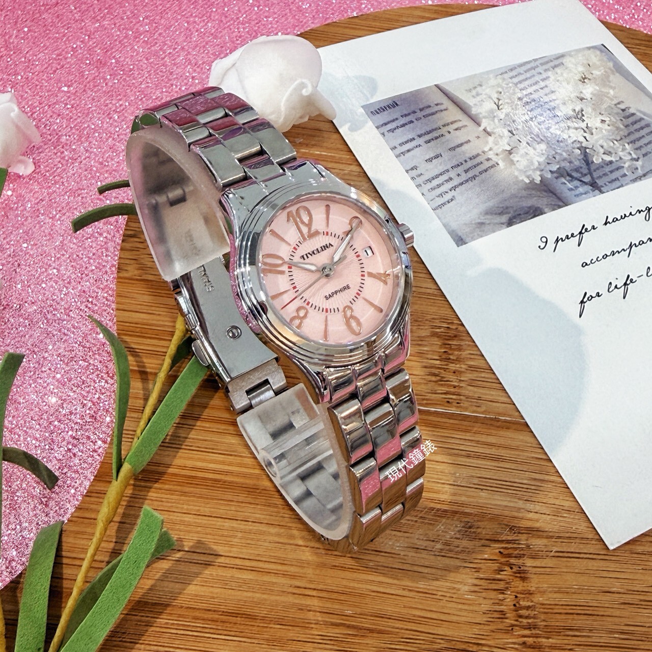 【TIVOLINA 小紅帽】經典阿拉伯數字女錶LAW3770-PP 29mm 現代鐘錶