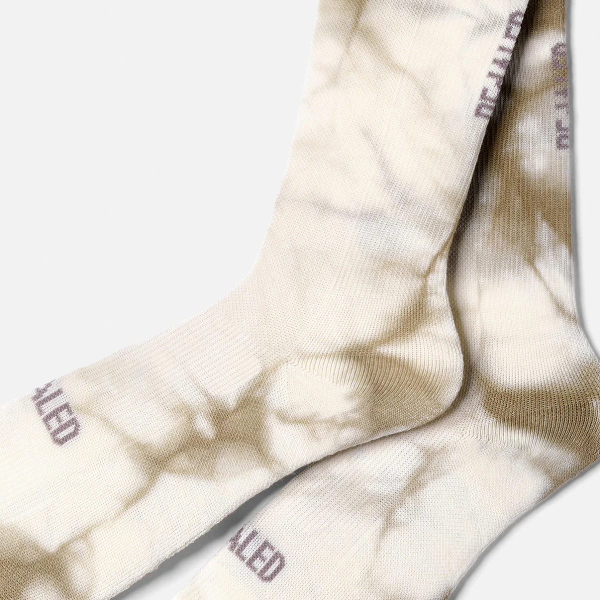 現貨【PEdALED】Element Tie Dye Socks 車襪 / Off-white 渲染白棕