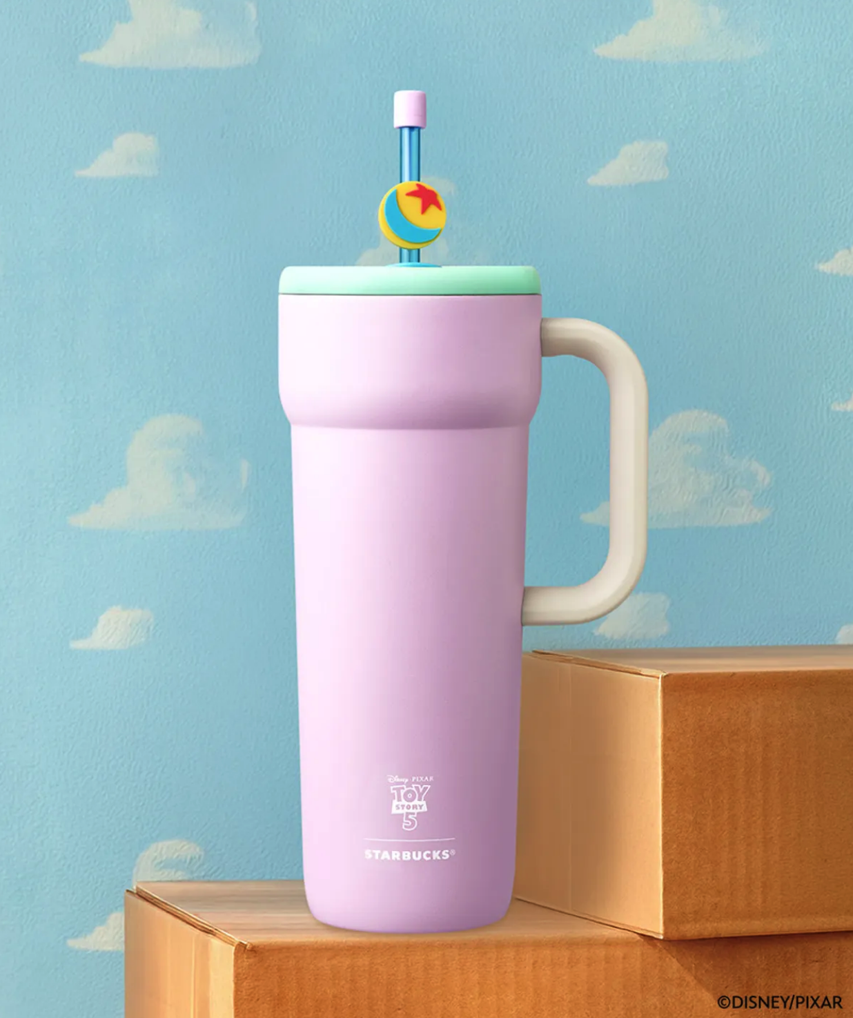 【限時開團接單🔥 4/14晚上12點準時收單！！】STARBUCKS 星巴克 X 玩具總動員 聯名 限量 提把 保溫杯 紫色 710ml