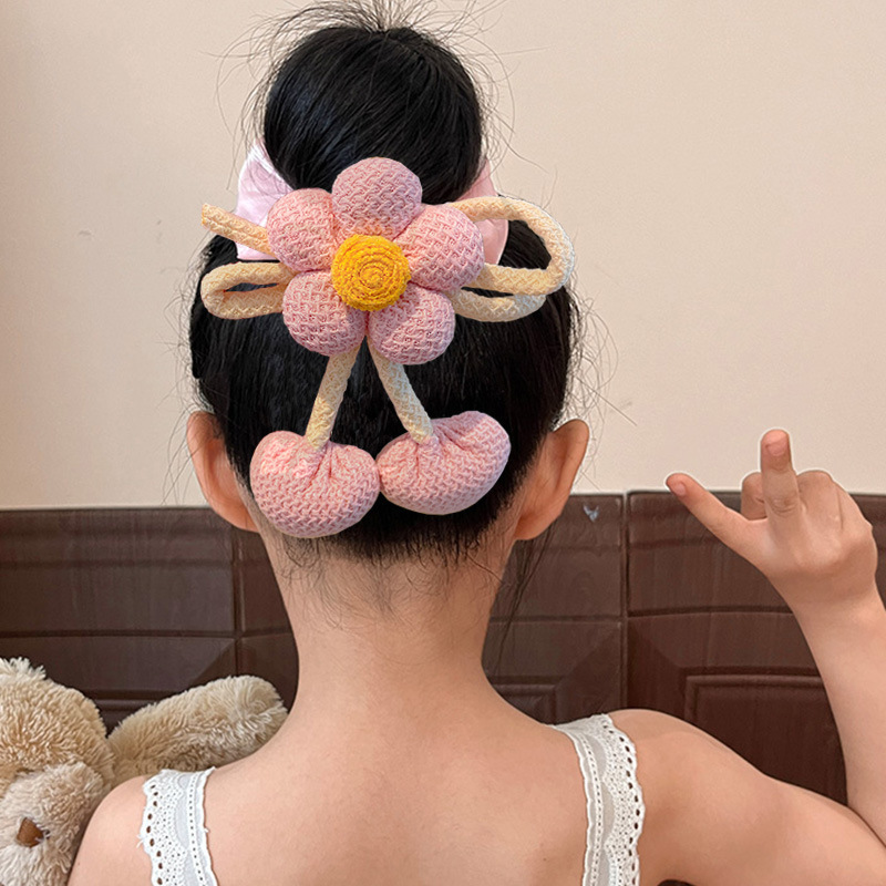 [2 FOR RM10] Pastoral Sweet Knit Floral Scrunchies
