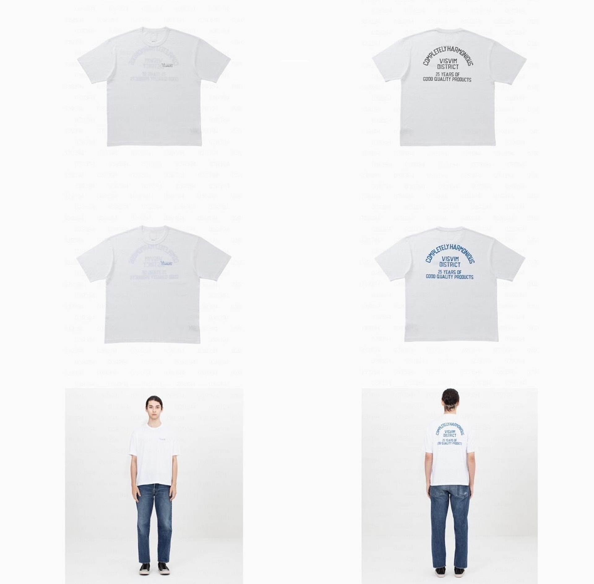 VISVIM 2026 S/S JUMBO TEE S/S DISTRICT - PRE ORDER ITEM (預訂中)