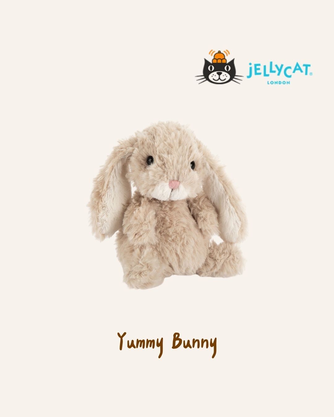 Jellycat Yummy Bunny 小兔#cream
