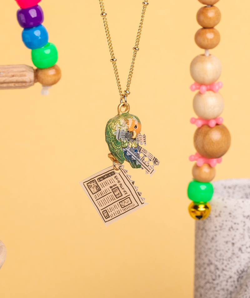 愛情鳥築巢頸鏈