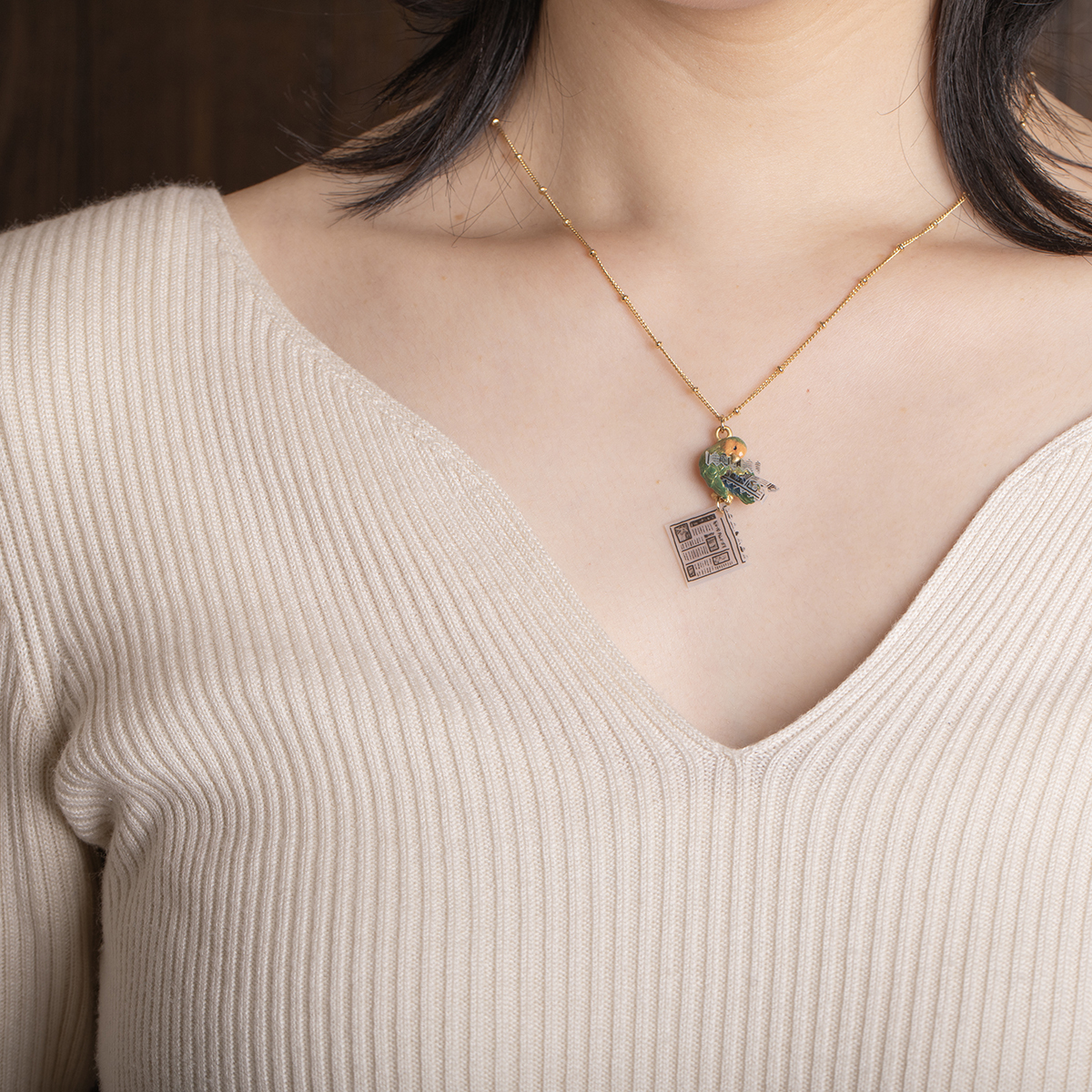 愛情鳥築巢頸鏈