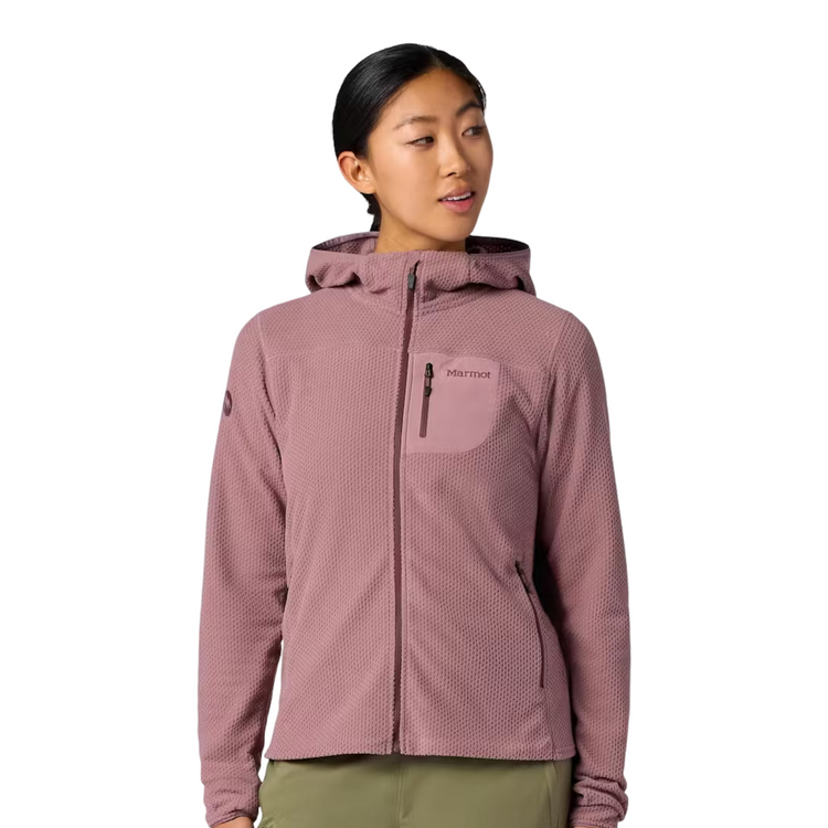 Marmot 女款 AirFleece 透氣刷毛保暖連帽外套 (兩色) M16746 [HappyOutdoor]