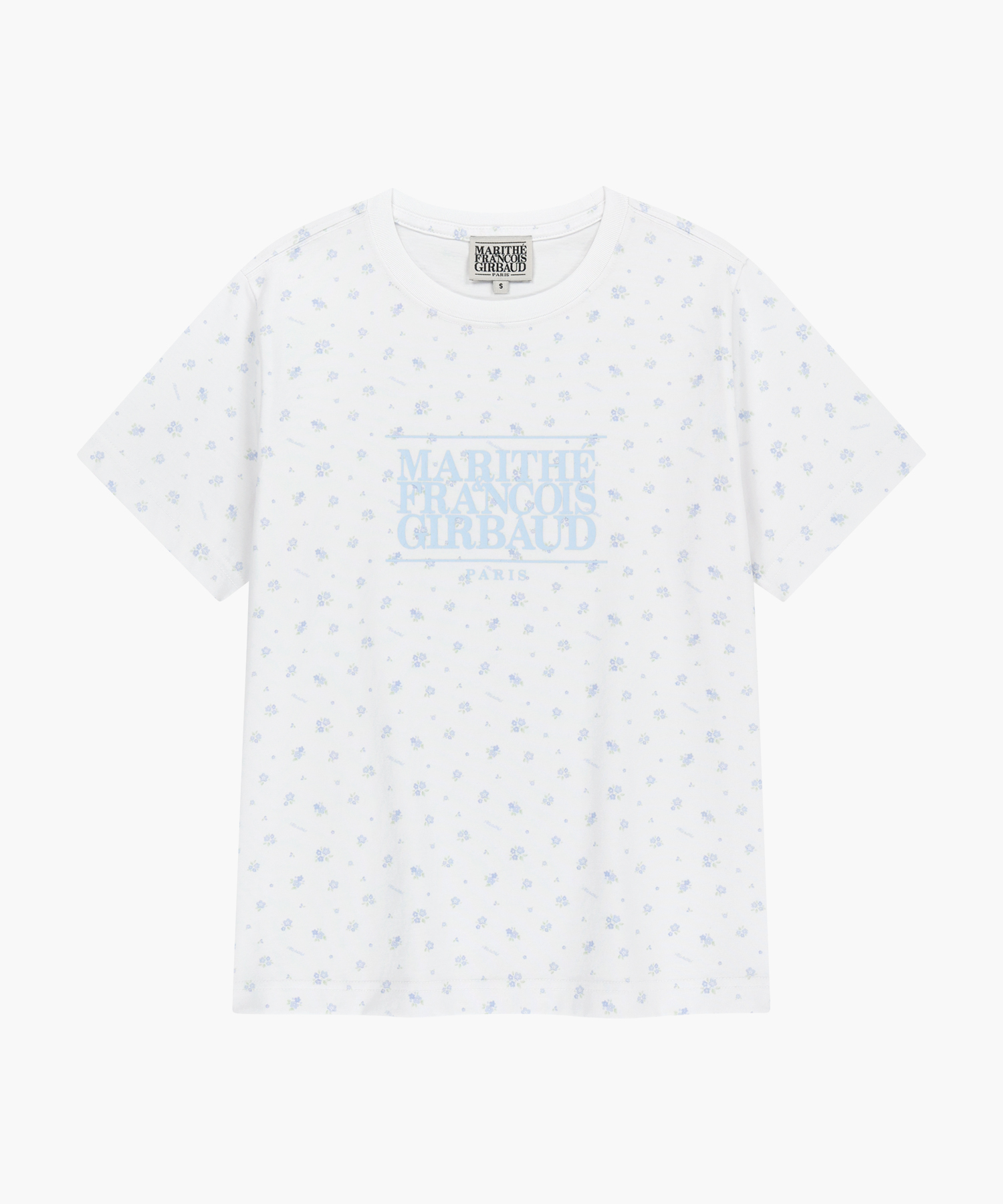 【預購】韓國代購 Marithe Francois Girbaud MFG 條紋 印花大Logo 短版 Tee