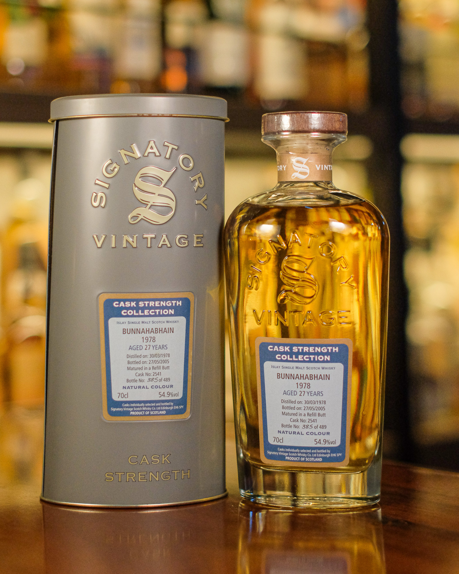 Bunnahabhain 1978/2005 27YO Refill Butt #2541 54.9% Signatory Vintage