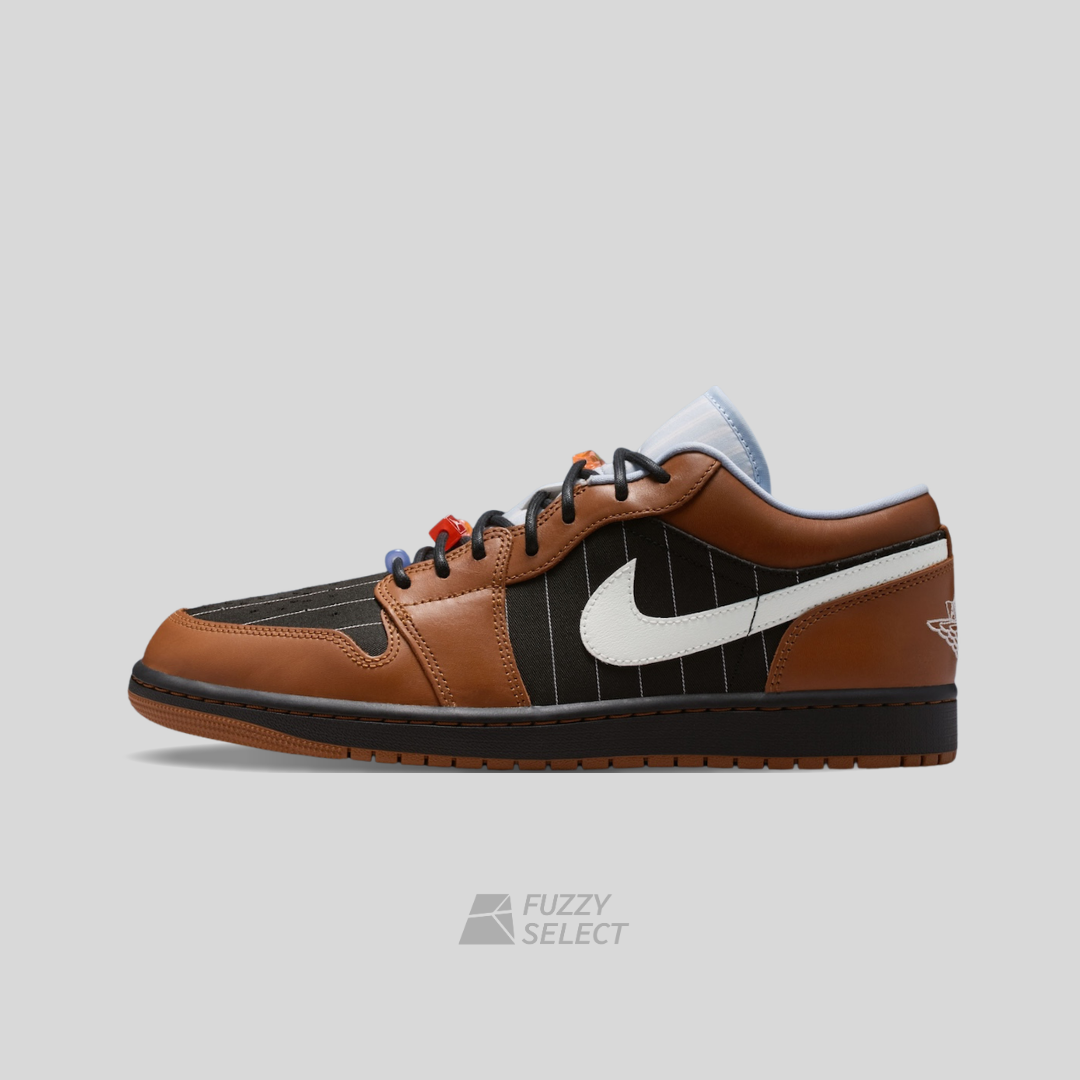 【逢甲FUZZY】Air Jordan 1 Low "Light British Tan" 條紋 棕黑 IR7560-010