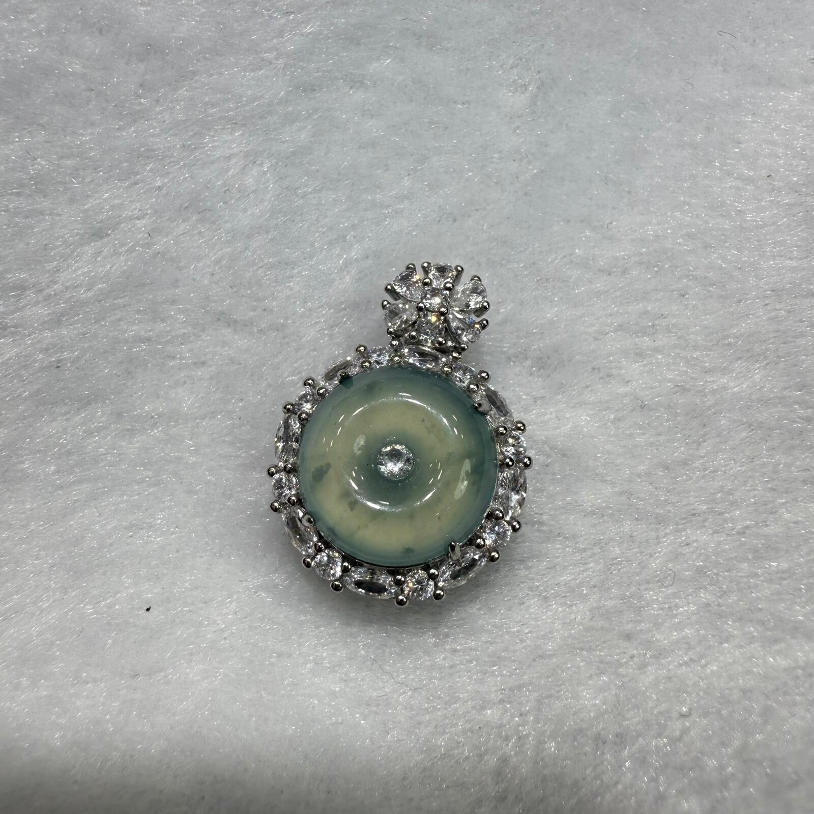 HKAG0411-020 藍水準安扣吊墜 yy0114 (A20)