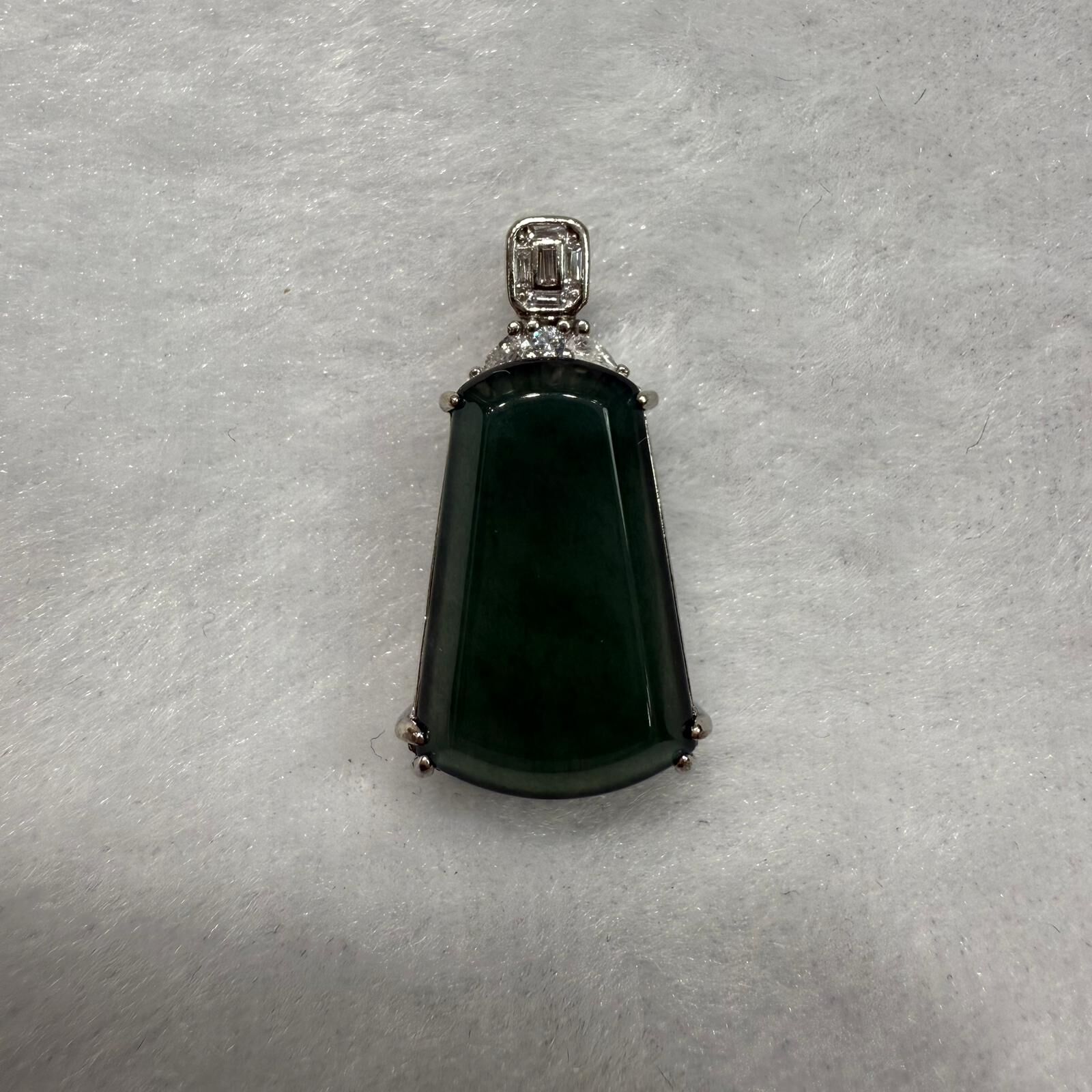 HKAG0411-028 藍水無事牌吊墜 yy0590 (A28)