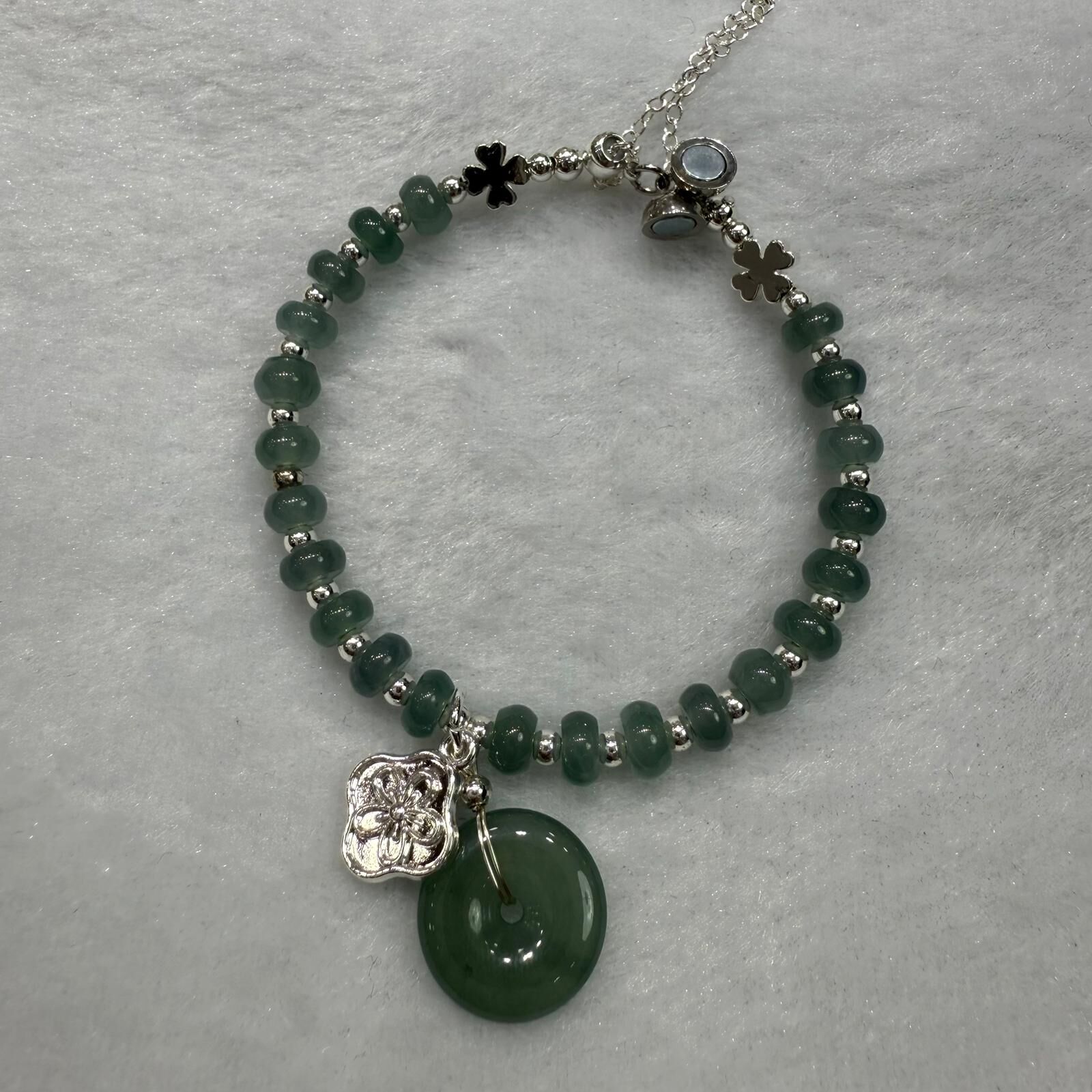 HKAG0411-030 藍水準安扣好事花生手串 yy0605 (A30)