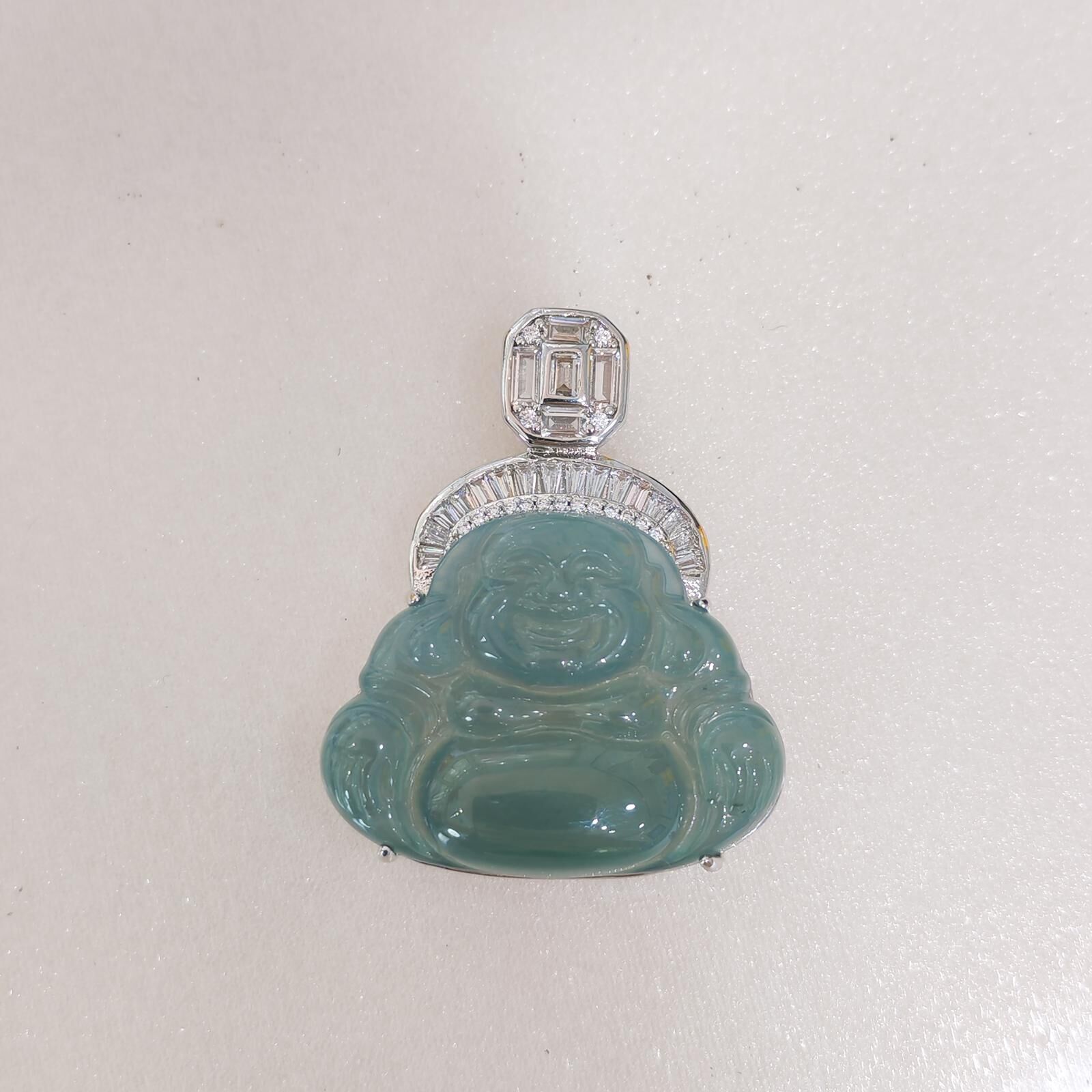 HKAG0411-315 藍水佛公吊墜 yy0591 (C15)【連證連盒】