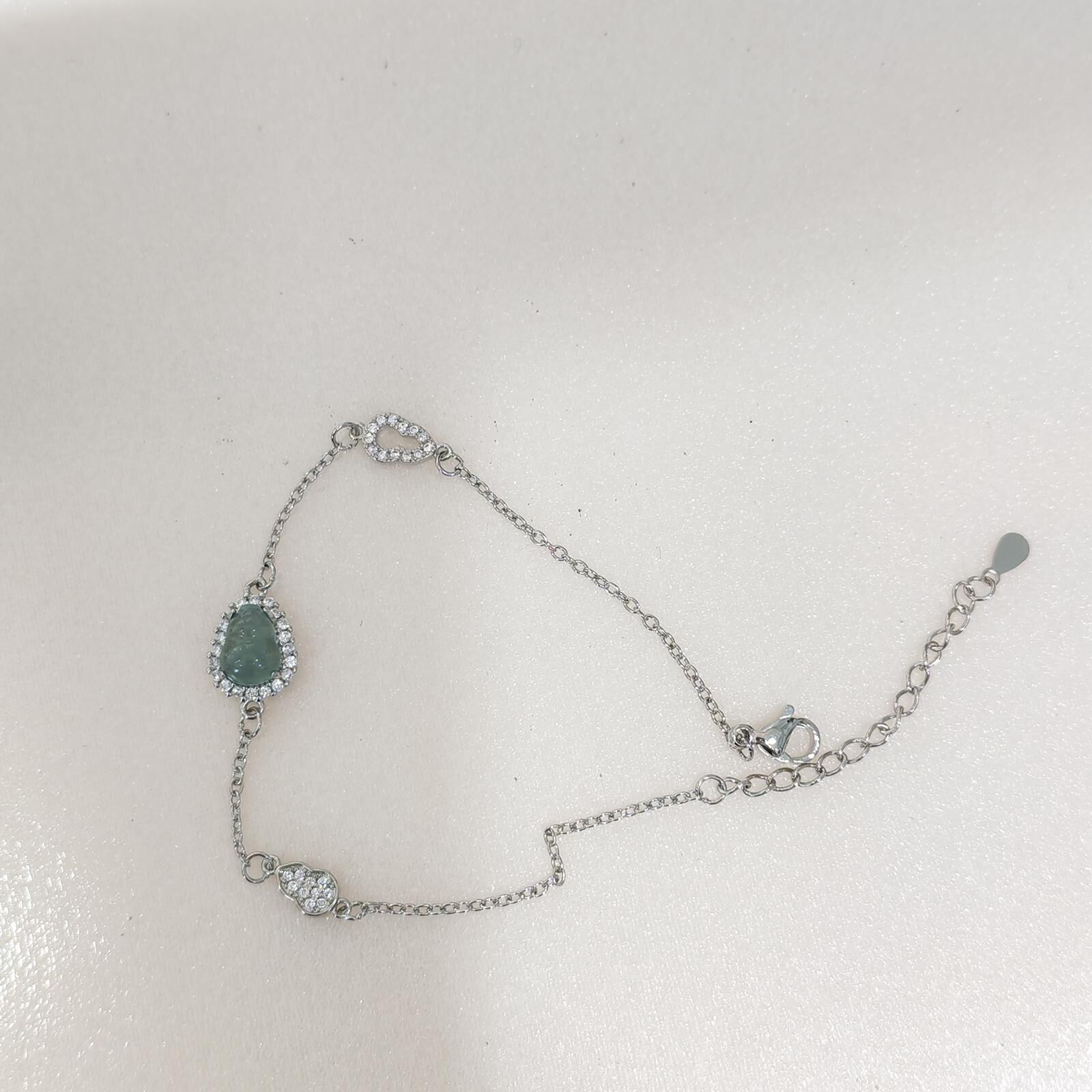 HKAG0411-316 藍水葫蘆手鏈 yy0490 (C16)