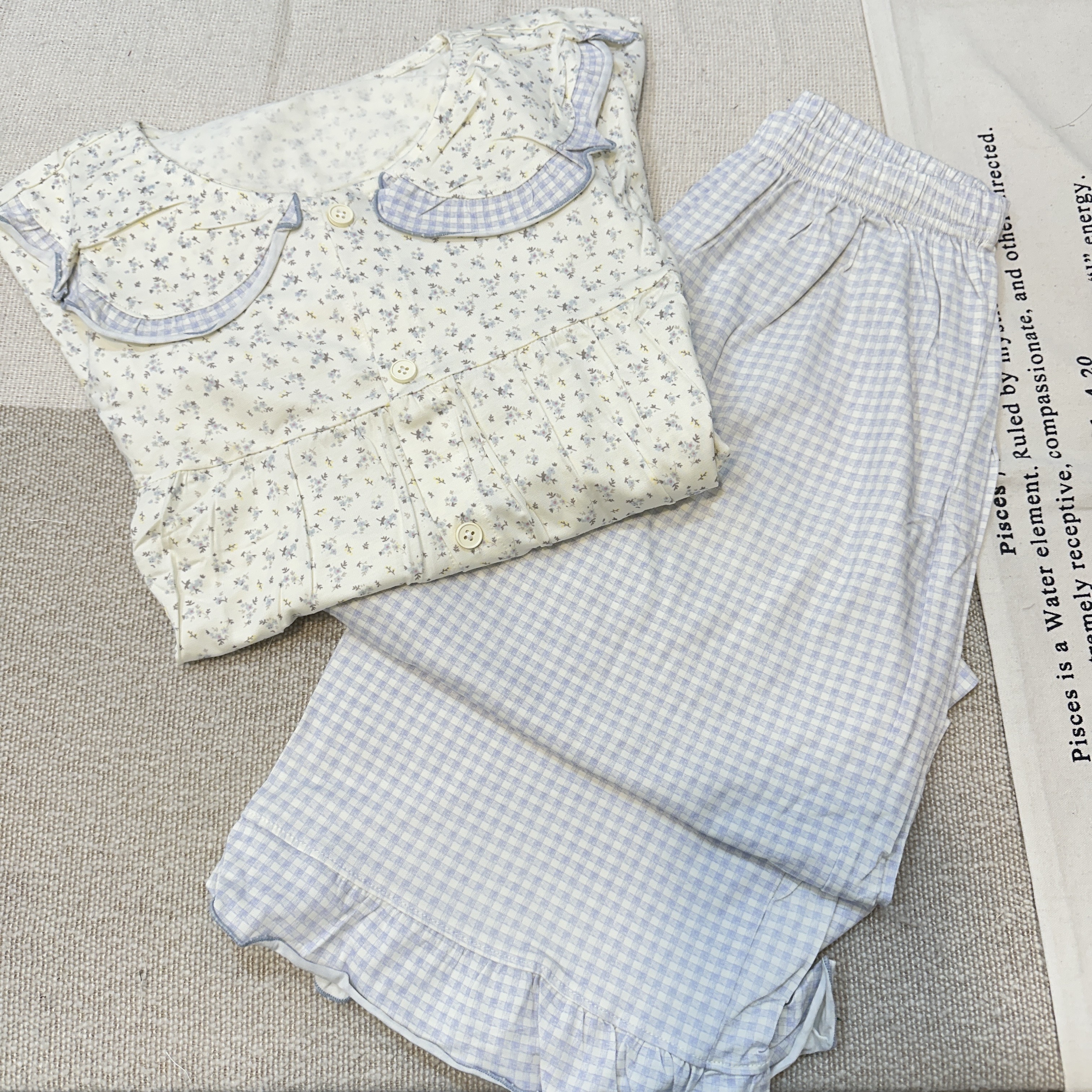 紫羅蘭親子冰絲涼感睡衣