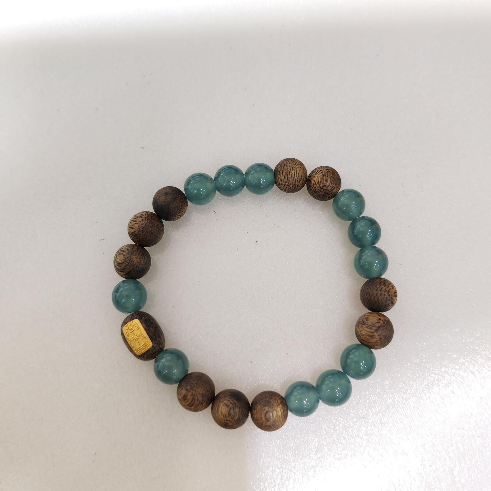 HKAG0411-328 S925銀沉香手串 yy0331 (C28)【連證連盒】