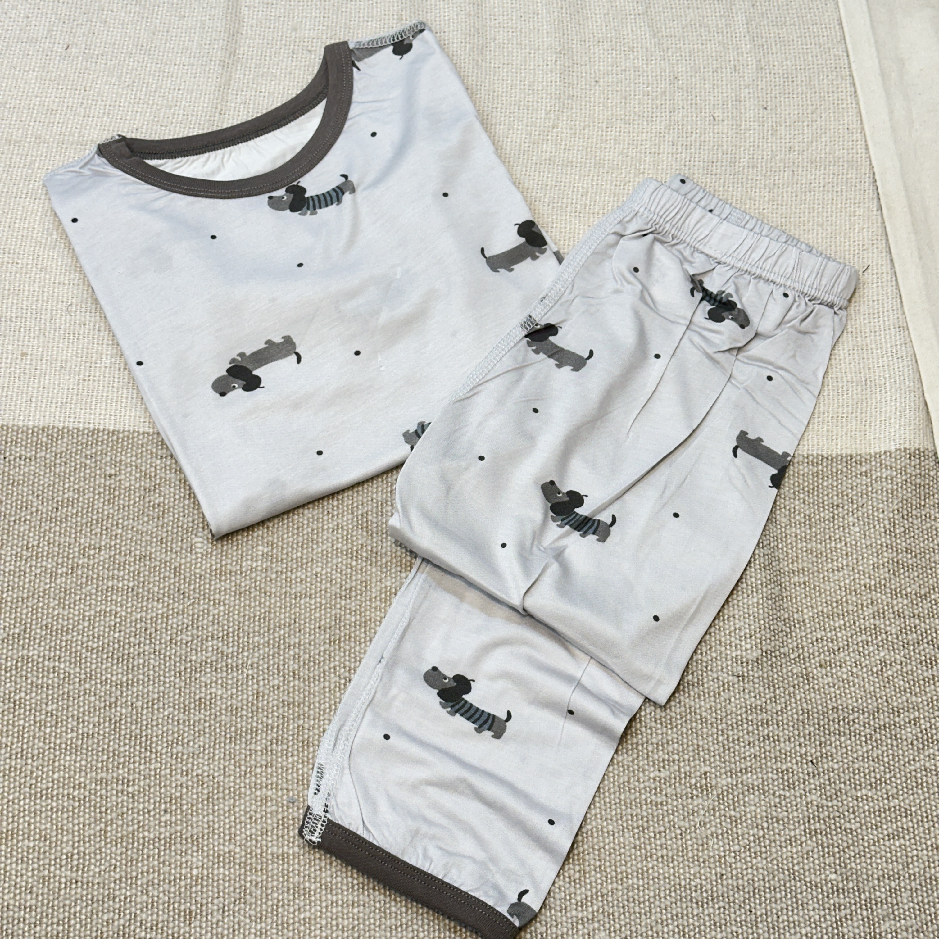 恐龍/臘腸狗冰絲涼感睡衣