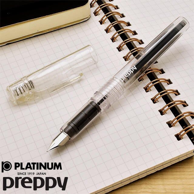 PLATINUM Preppy fountain pen clear