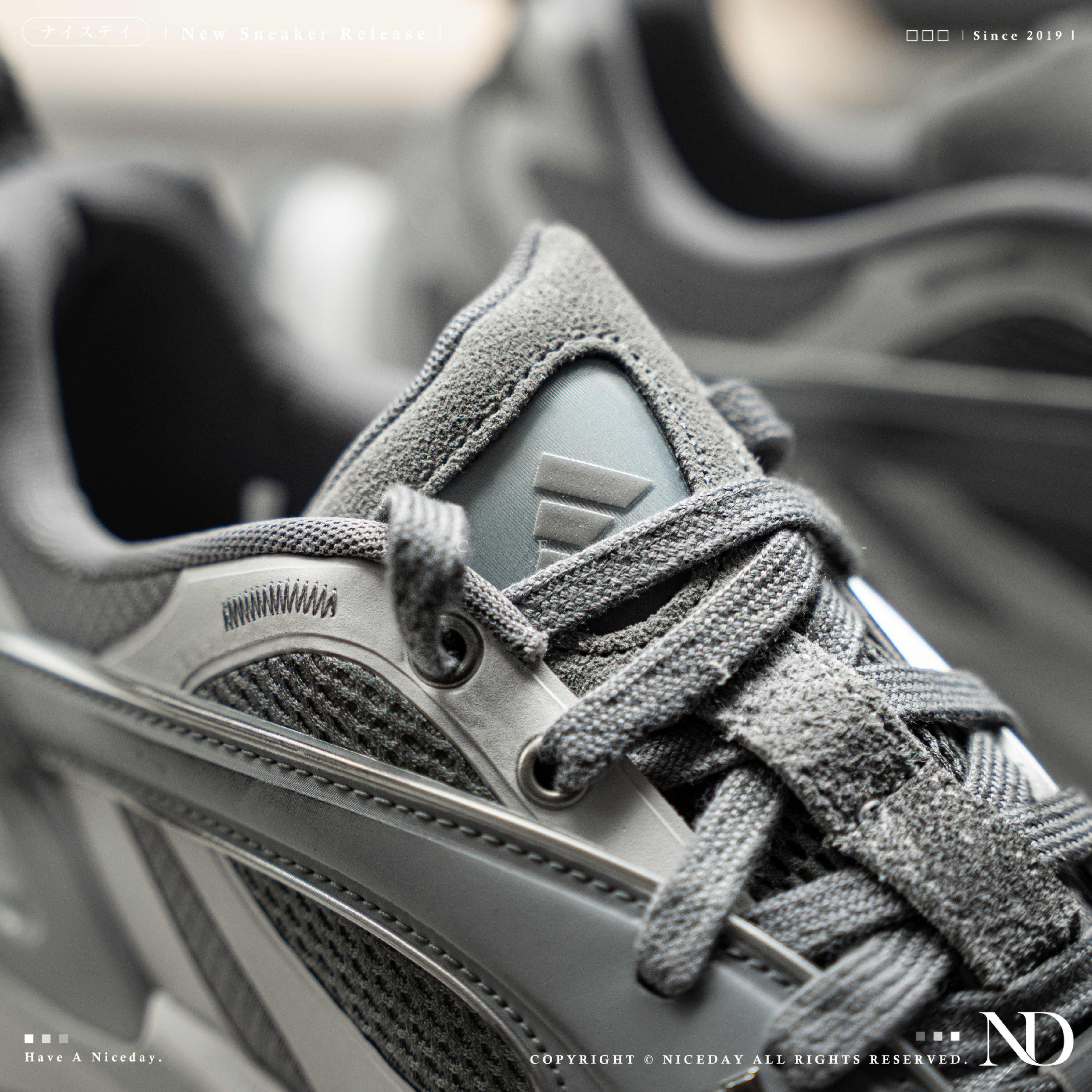 NICEDAY 代購 Adidas XLG Speed 雲霧灰 煙灰 霧霾藍灰 機甲鞋 灰 復古 男女鞋 KJ6502