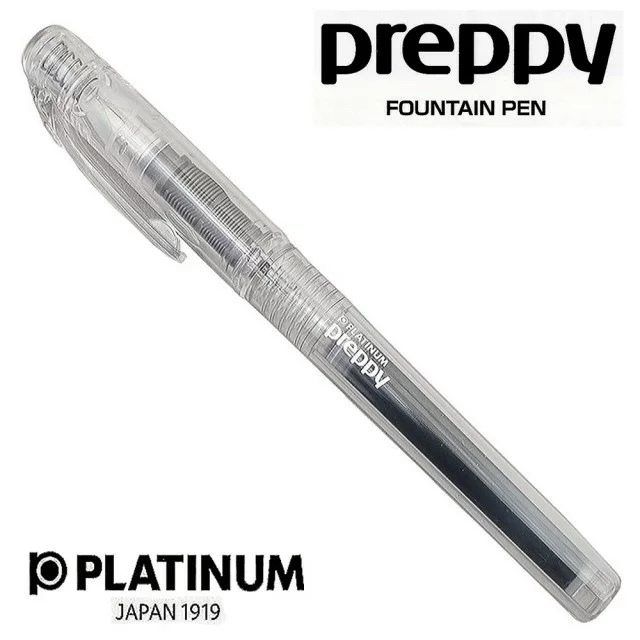 PREPPY 鋼筆 透明款 / 白金牌 / 日本