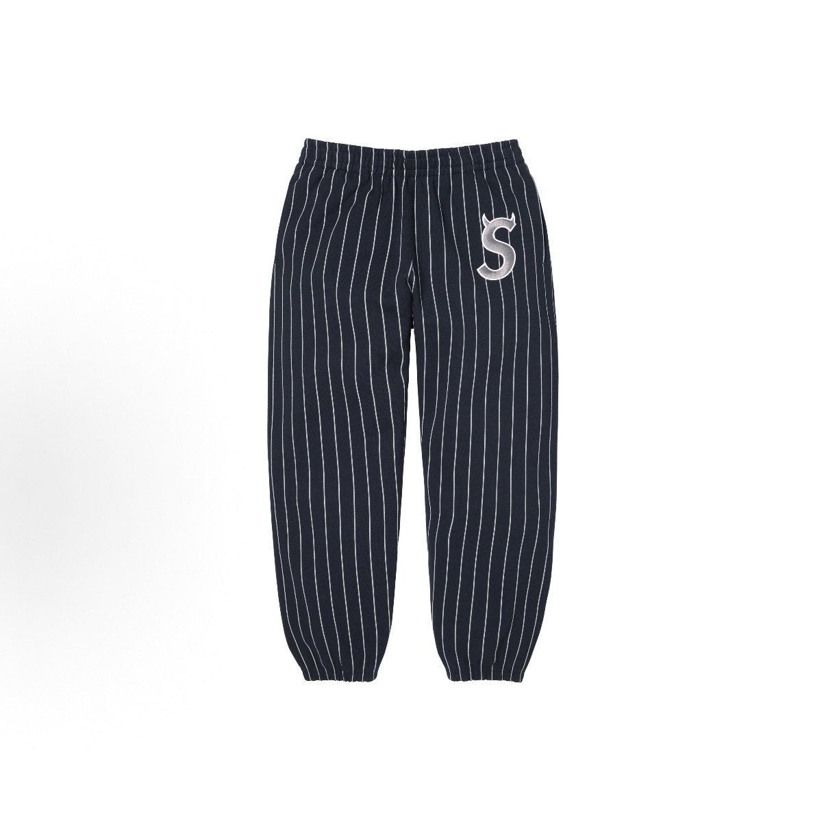 【Focus Store】現貨秒發 Supreme SS26 Week5 Devil S Logo Sweatpant "Navy" 棉褲 深藍條紋