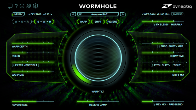ZYNAPTIQ WORMHOLE｜多重效果插件