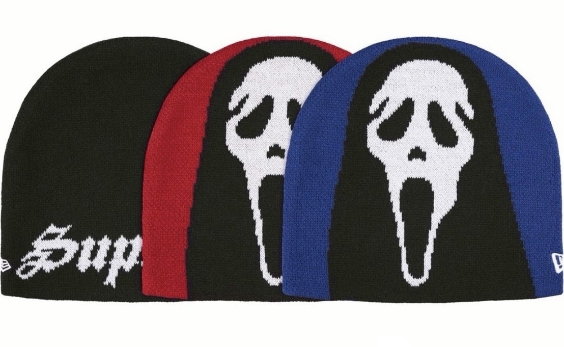 【Focus Store】現貨秒發 Supreme SS26 Week5 New Era Ghostface Beanie 鬼臉毛帽 兩色