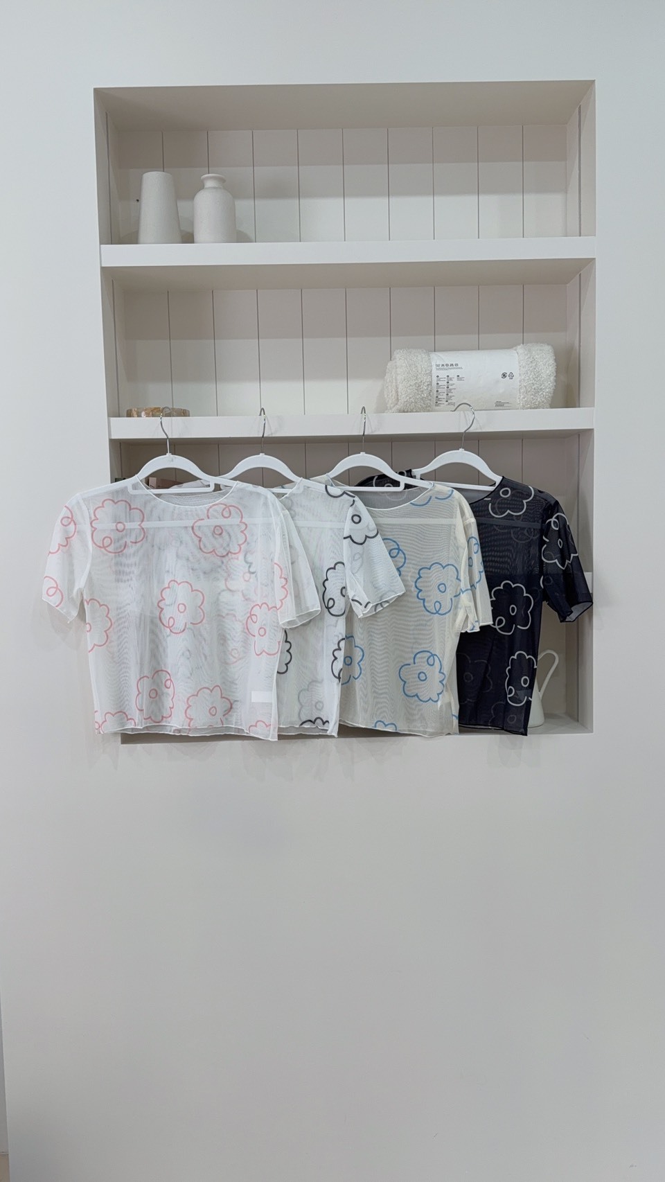 日系感小花TEE 4colors