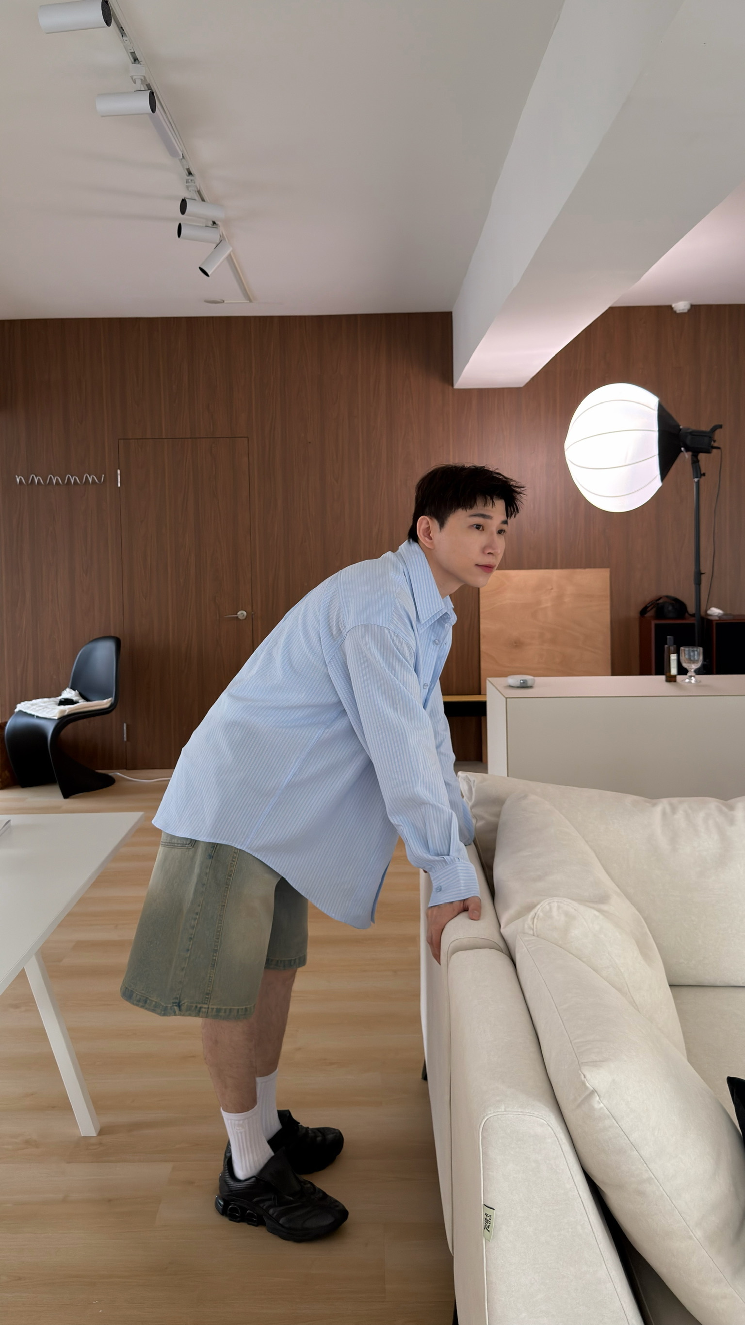 泥染解構牛仔短褲☝🏻