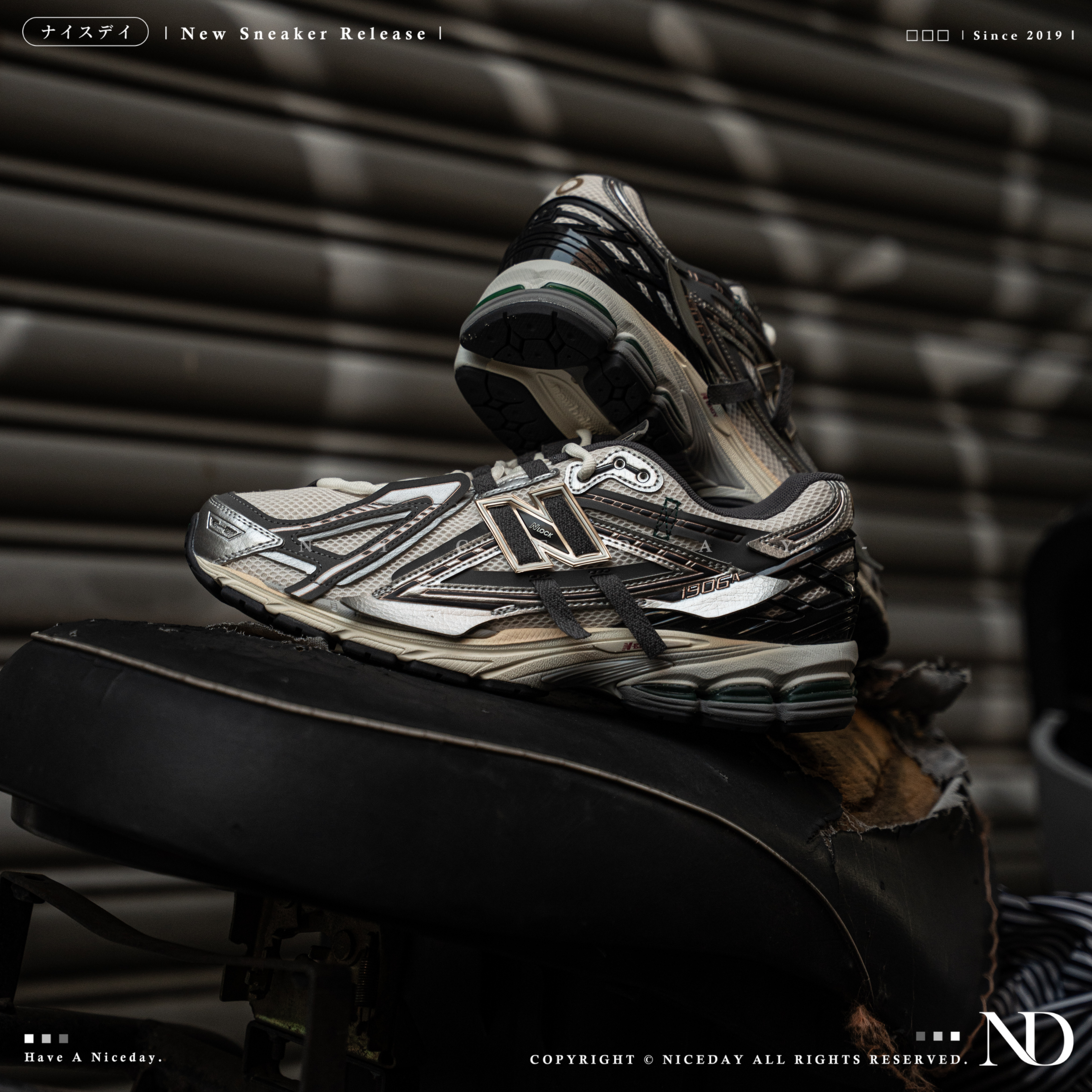 NICEDAY 代購 New Balance 1906 灰銀 復古 解構 章若楠同款 M1906AD